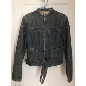 J&Co Denim Motorcycle/Biker style jacket
